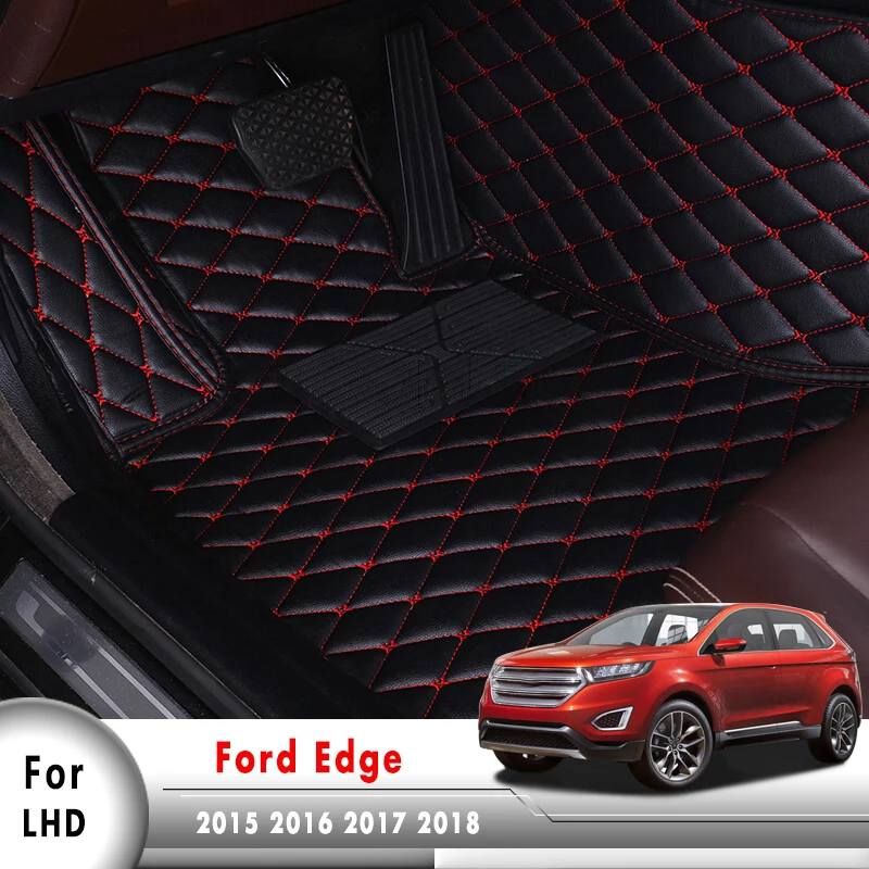 Автомобильные коврики для Ford Edge 2015 2016 2017 2018 под заказ кожаные тире авто
