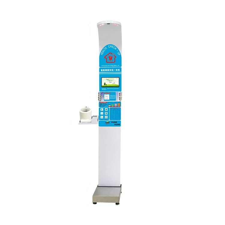 Multifunction ultrasonic health checking kiosk human height weight bmi balance scale body fat analyzer
Multifunction ultrasonic health checking kiosk human height weight bmi balance scale body fat analyzer