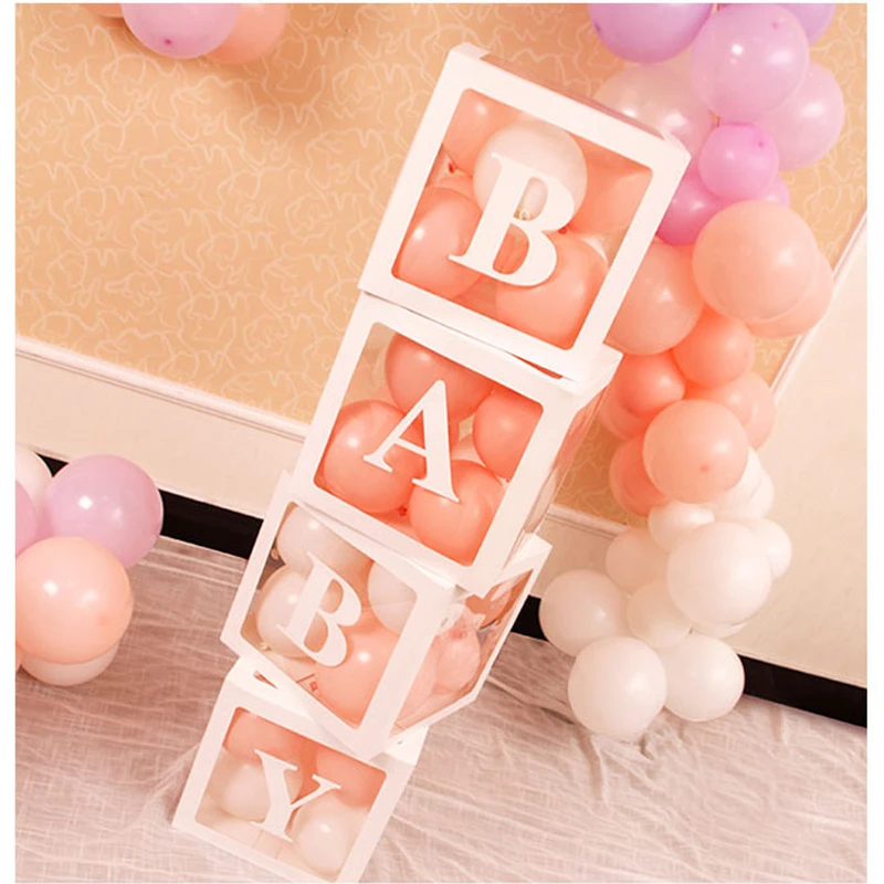 Baby Shower Decorations Boy Girl 12inch Transparent Box and Balloon Air First 1st Birthday Wedding Party Decor
Baby Shower Decorations Boy Girl 12inch Transparent Box and Balloon Air First 1st Birthday Wedding Party Decor
