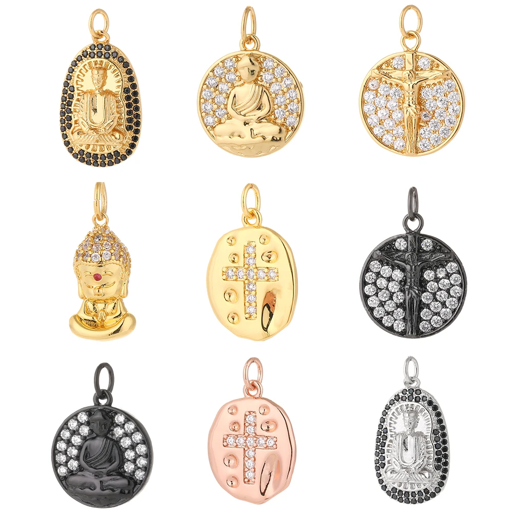 Crosses Pendant Charms for Jewelry Making Bulk Jesus Buddha Designer Jewelry Charms for Diy Earrings Necklace Bracelet Copper
Crosses Pendant Charms for Jewelry Making Bulk Jesus Buddha Designer Jewelry Charms for Diy Earrings Necklace Bracelet Copper