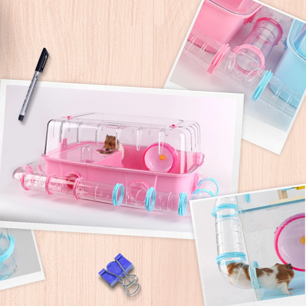 Small Guinea Pig Hamster Toy Hamster Tubes Tunnels Toy Plastic DIY Funny Mouse Cage Tube Small Animal External Pipe Pet Supplies
Small Guinea Pig Hamster Toy Hamster Tubes Tunnels Toy Plastic DIY Funny Mouse Cage Tube Small Animal External Pipe Pet Supplies
