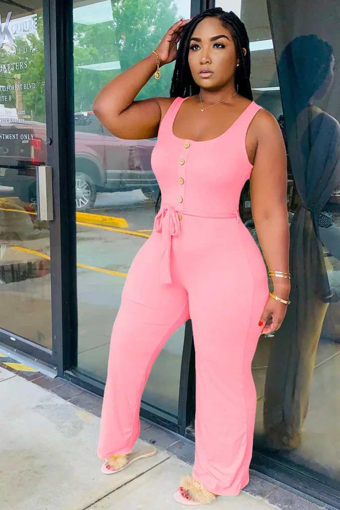 2021 summer new fashion stitching casual sleeveless wide-leg jumpsuit
2021 summer new fashion stitching casual sleeveless wide-leg jumpsuit