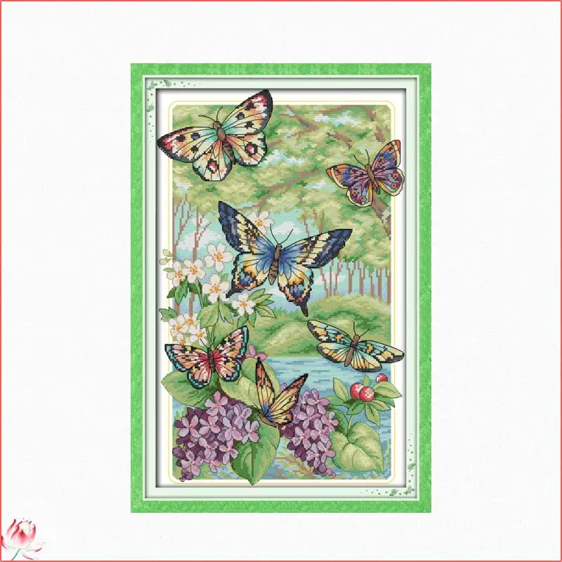 Joy Sunday Butterflies Cross Stitch Kits Counted Canvas Embroidery Sets 11CT 14CT Animal DIY Handmade Needlework Home Decoration
Joy Sunday Butterflies Cross Stitch Kits Counted Canvas Embroidery Sets 11CT 14CT Animal DIY Handmade Needlework Home Decoration