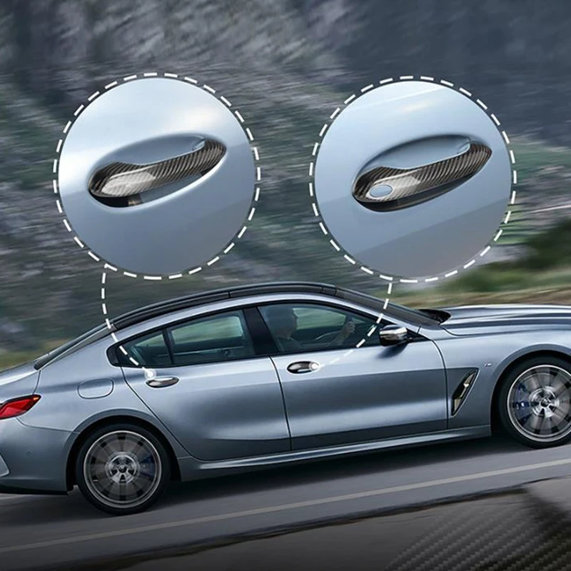 Чехол для автомобильной дверной ручки из углеродного волокна, отделка, аксессуары для интерьера зеркальной серии G20/G30/F90
Чехол для автомобильной дверной ручки из углеродного волокна, отделка, аксессуары для интерьера зеркальной серии G20/G30/F90