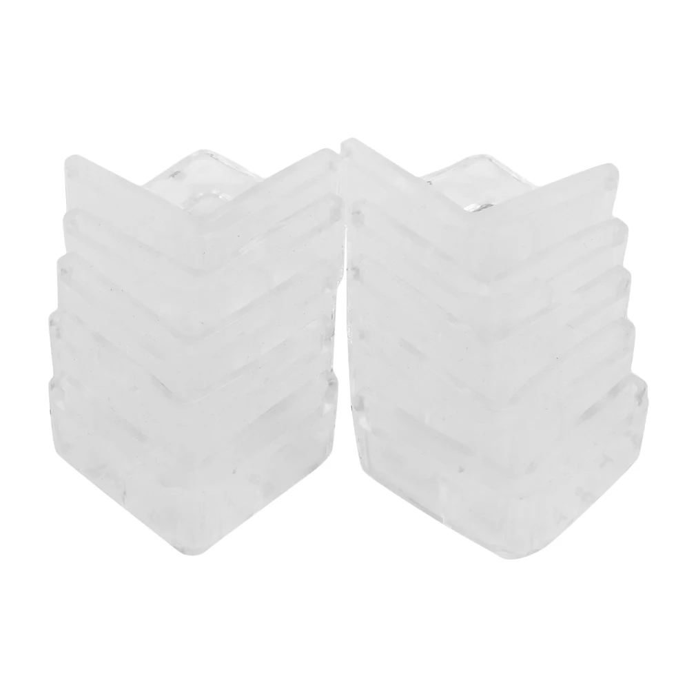 10 packs transparent square baby safety anti-collision corner table corner protection against collision protection 
10 packs transparent square baby safety anti-collision corner table corner protection against collision protection