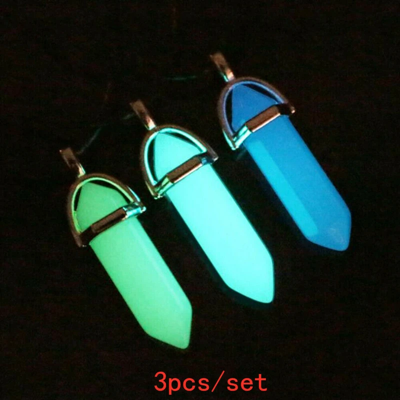 3pcs/set of Necklaces Glowing In The Dark, Natural Crystal Necklaces, Luminous Necklaces, Leather Rope Chain Necklaces
3pcs/set of Necklaces Glowing In The Dark, Natural Crystal Necklaces, Luminous Necklaces, Leather Rope Chain Necklaces