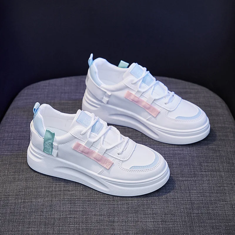 2021 New Spring Tenis Feminino Lace-up White Shoes Woman PU Leather Solid Color Female Shoes Casual Women Shoes White Sneakers
2021 New Spring Tenis Feminino Lace-up White Shoes Woman PU Leather Solid Color Female Shoes Casual Women Shoes White Sneakers