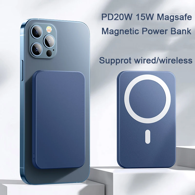 Новинка 2021, 10000 мАч, 15 Вт, магнитный беспроводной внешний аккумулятор magsafe для iphone 12 12pro max 12, внешний дополнительный мини-аккумулятор
Новинка 2021, 10000 мАч, 15 Вт, магнитный беспроводной внешний аккумулятор magsafe для iphone 12 12pro max 12, внешний дополнительный мини-аккумулятор