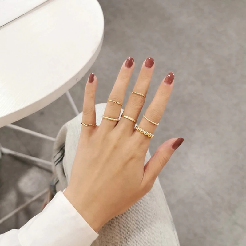 7pcs/set Gold Silver Color Knuckle Ring Set Joint Ring Wedding Fashion Midi Rings for Women Jewelry Accessories
7pcs/set Gold Silver Color Knuckle Ring Set Joint Ring Wedding Fashion Midi Rings for Women Jewelry Accessories