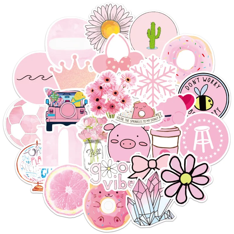 10/50/100PCS Cartoon Cute Pink Small Fresh Graffiti Stickers Stickers Luggage Trolley Case Notebook Cup Waterproof Stickers
10/50/100PCS Cartoon Cute Pink Small Fresh Graffiti Stickers Stickers Luggage Trolley Case Notebook Cup Waterproof Stickers