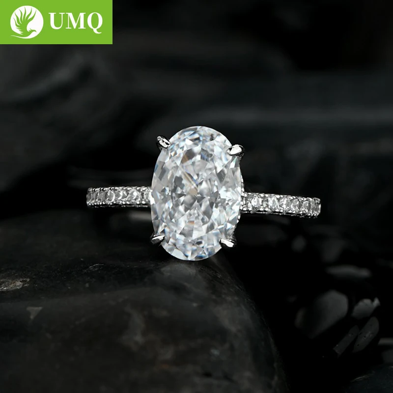UMQ 100% 925 Sterling Silver 8*12mm Oval Sparkling High Carbon Diamond Wedding Rings For Women Party Fine Jewelry Wholesale
UMQ 100% 925 Sterling Silver 8*12mm Oval Sparkling High Carbon Diamond Wedding Rings For Women Party Fine Jewelry Wholesale