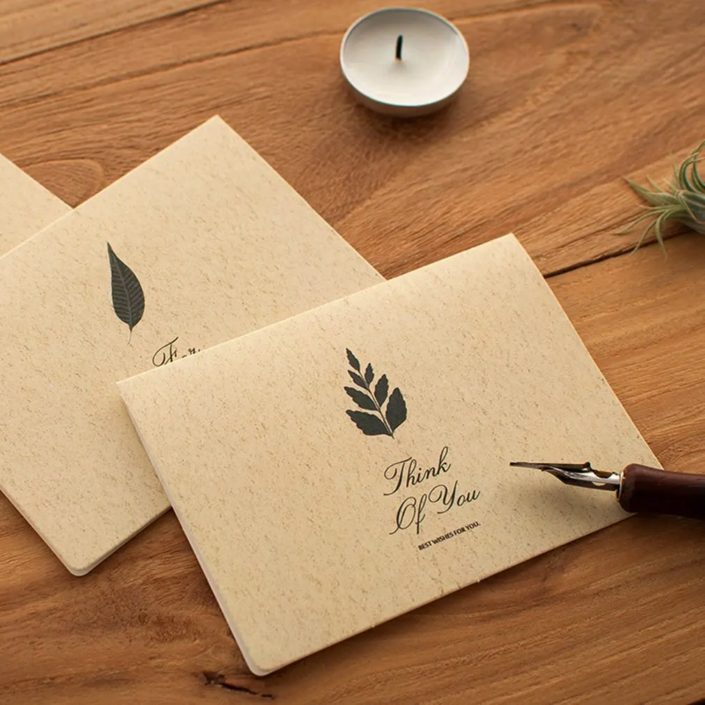 Creative Green Leaf Pattern Blessing Mid-Autumn Festival Greeting Card Envelope Invitation Business Wedding Kraft Paper Card
Creative Green Leaf Pattern Blessing Mid-Autumn Festival Greeting Card Envelope Invitation Business Wedding Kraft Paper Card