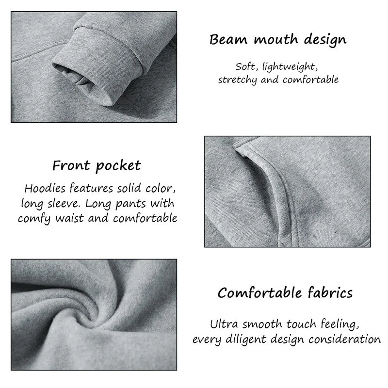 MoneRffi Brand Men Solid Color Casual Sets Autumn Men's Hoodies And Pants Suit Two Piece Sets Tracksuit Thick Sportswear Male
MoneRffi Brand Men Solid Color Casual Sets Autumn Men's Hoodies And Pants Suit Two Piece Sets Tracksuit Thick Sportswear Male