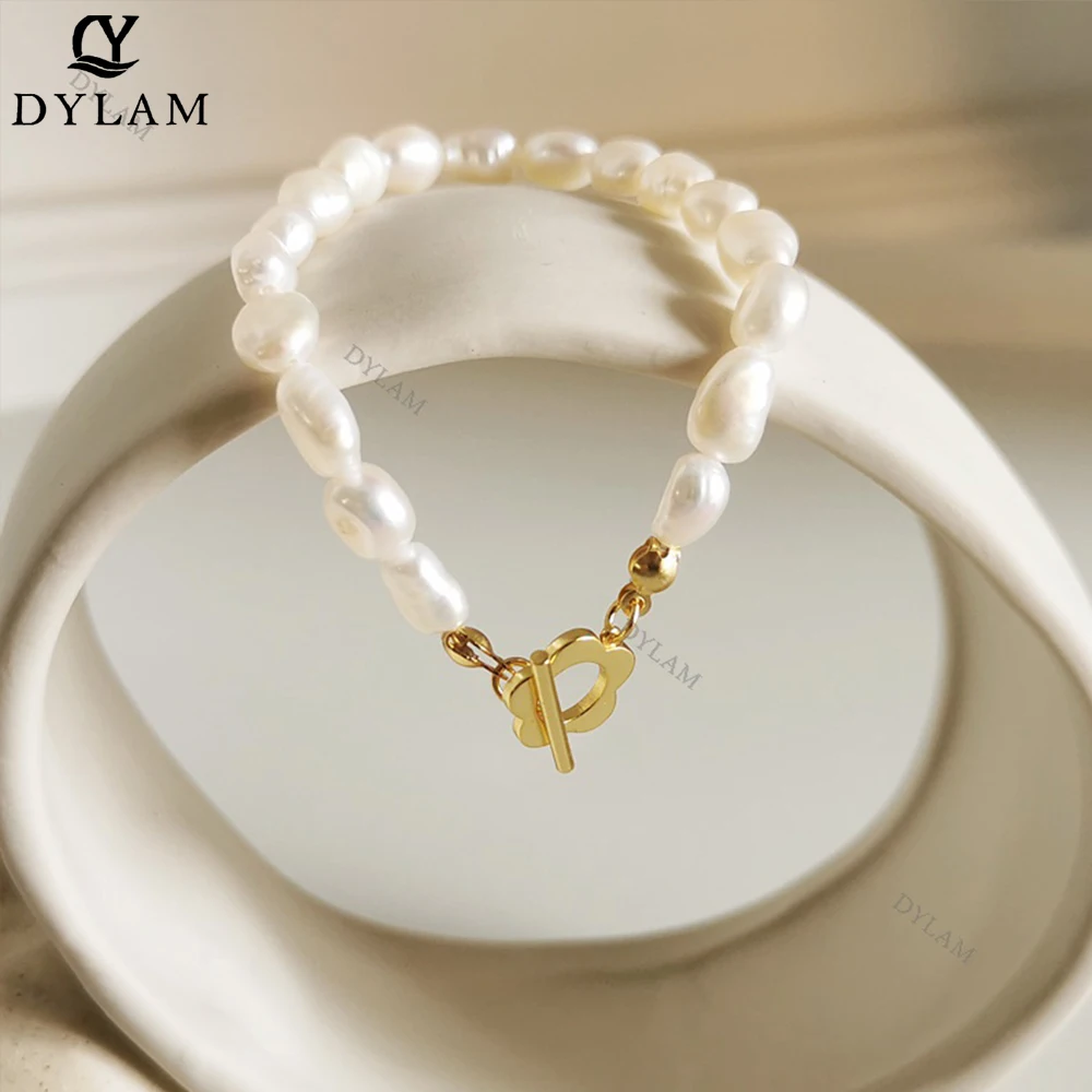 Dylam 18K золотые жемчужные браслеты, модные ювелирные изделия, серебряный браслет 2021 пробы, позолоченные ювелирные браслеты
Dylam 18K золотые жемчужные браслеты, модные ювелирные изделия, серебряный браслет 2021 пробы, позолоченные ювелирные браслеты
