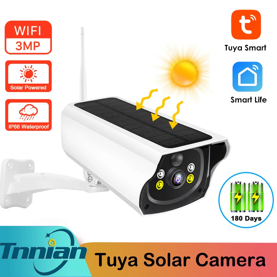 Беспроводная IP-камера с солнечной батареей, Wi-Fi, 1080P
Беспроводная IP-камера с солнечной батареей, Wi-Fi, 1080P