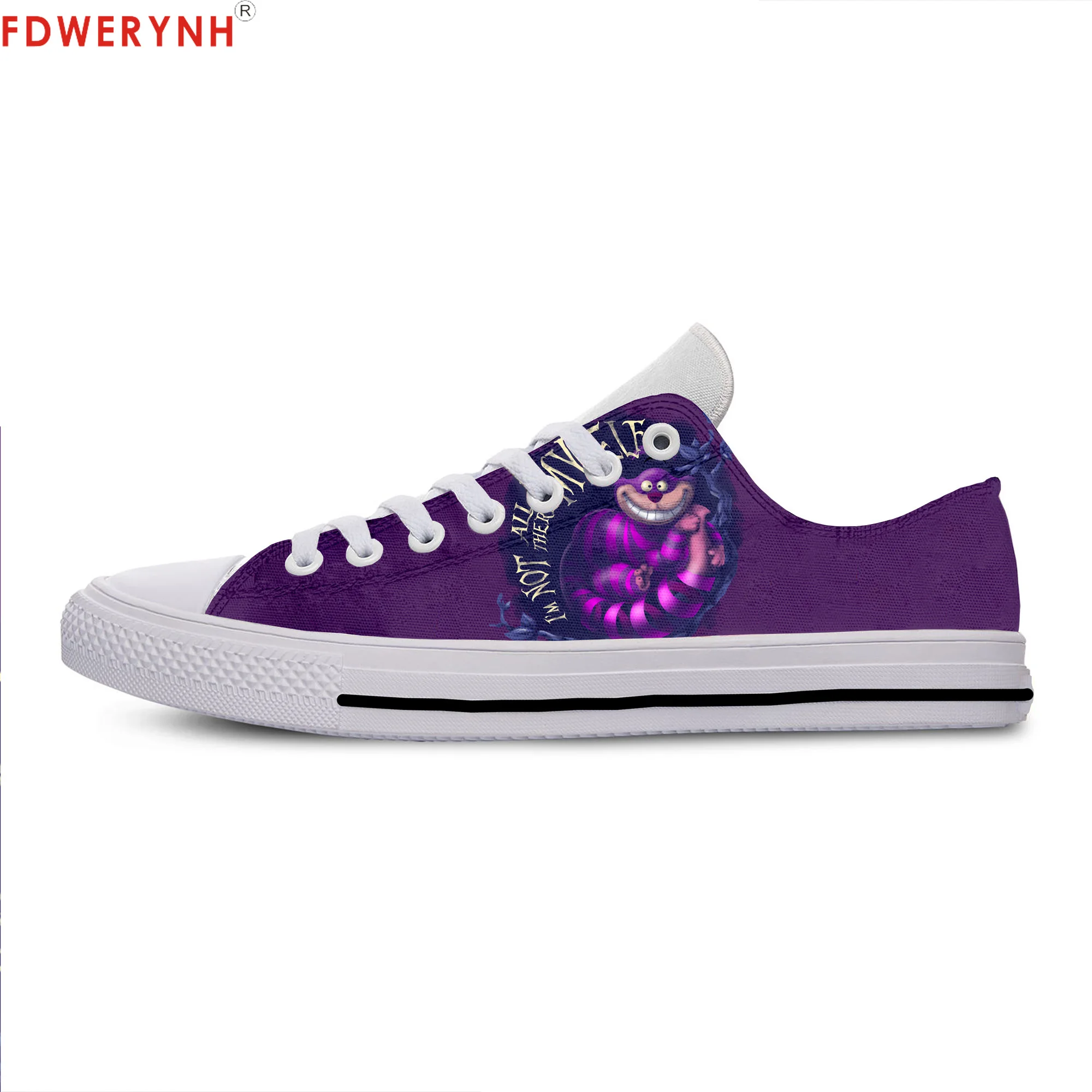 Men's Casual Shoes New Cartoon Cute Funny Chasire Cat Lace-Up Canvas Strap Ladies Casual Man Shoes Comfortable
Men's Casual Shoes New Cartoon Cute Funny Chasire Cat Lace-Up Canvas Strap Ladies Casual Man Shoes Comfortable