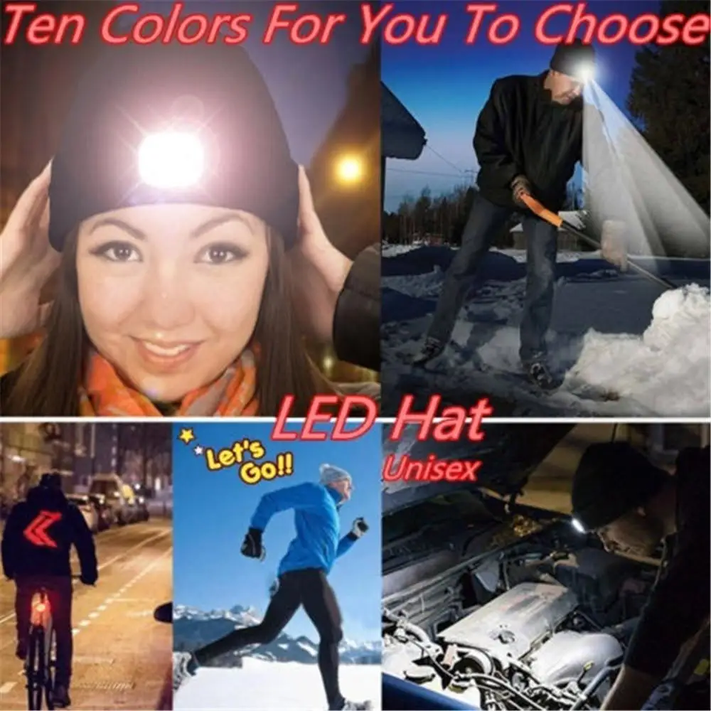Уличная вязаная шапочка для бега унисекс шляпа для альпинизма рыбалка кемпинг вязаный светодиодный светильник
Уличная вязаная шапочка для бега унисекс шляпа для альпинизма рыбалка кемпинг вязаный светодиодный светильник