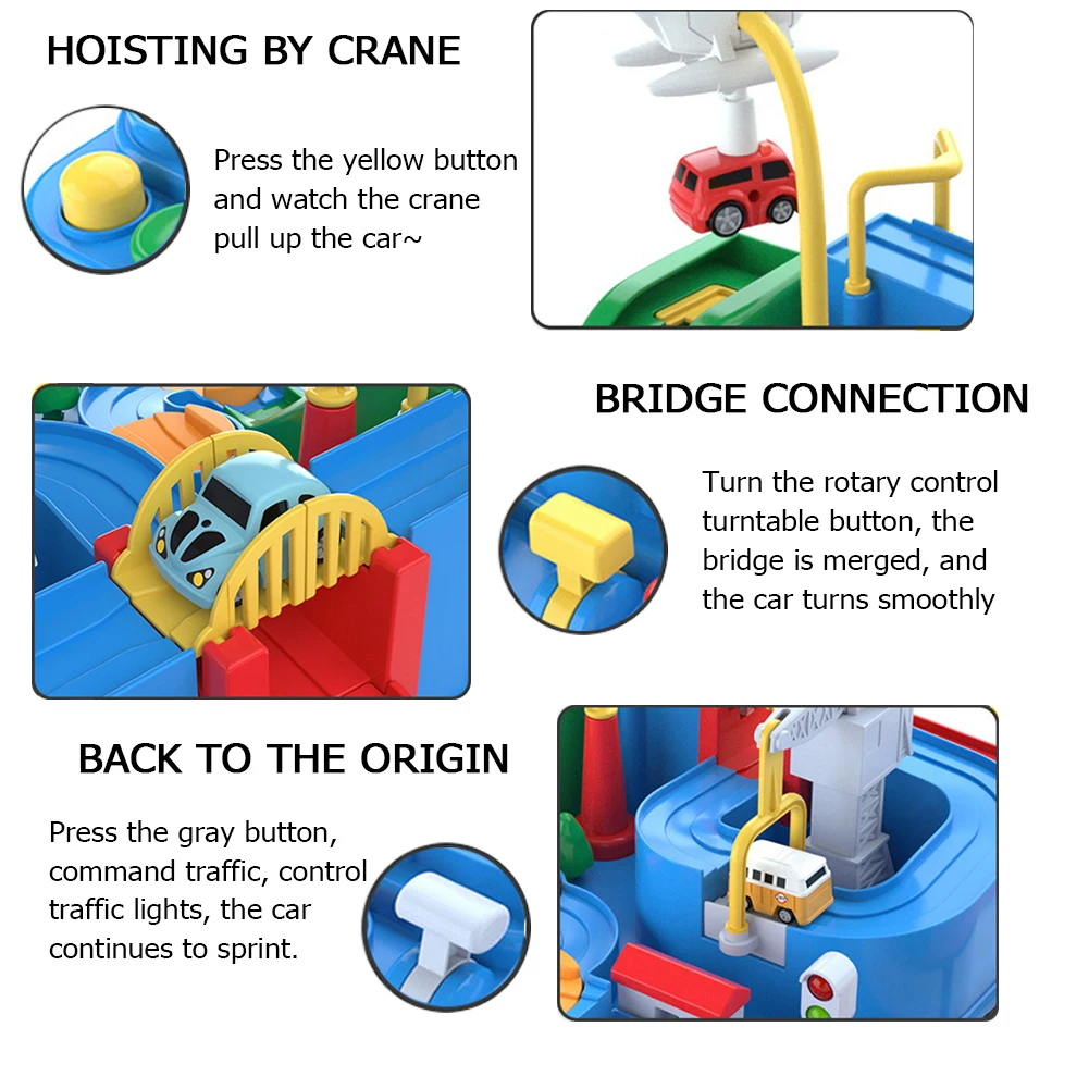 Track Adventure Racing Rail Car Kids Inertia Slide Vehicle Educational Toys
Track Adventure Racing Rail Car Kids Inertia Slide Vehicle Educational Toys