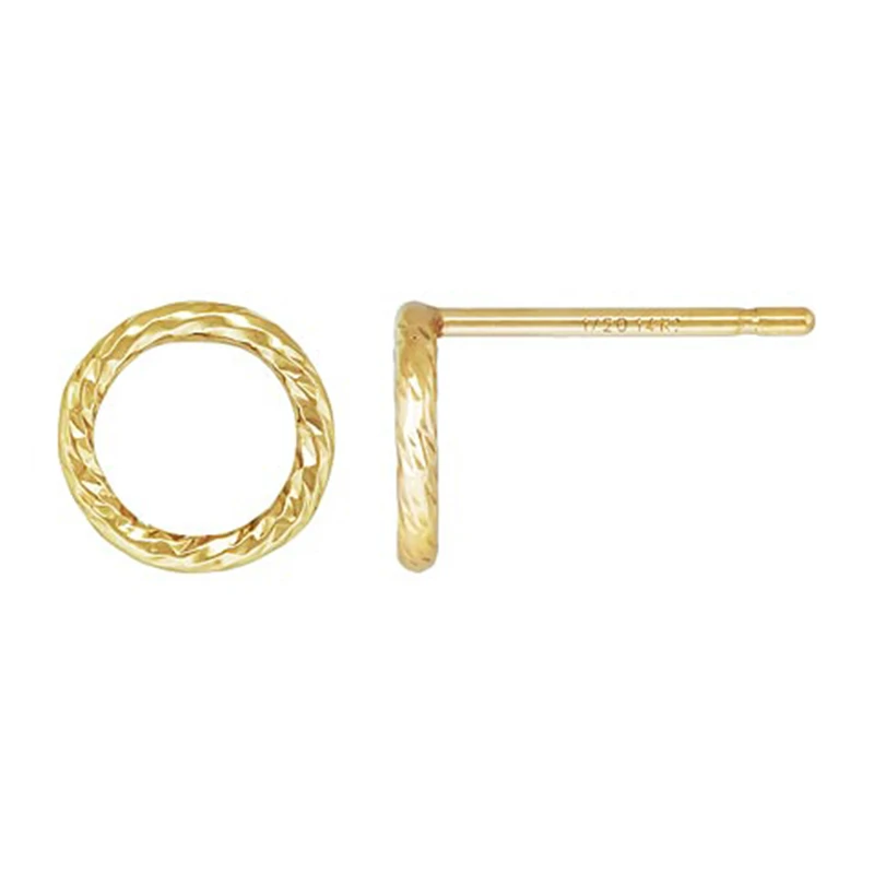 14K Gold Filled 7mm Sparkle Circle Earrings Gold Jewelry Gold Filled Stud Earrings Brincos Pendientes Oorbellen Boho Earrings 
14K Gold Filled 7mm Sparkle Circle Earrings Gold Jewelry Gold Filled Stud Earrings Brincos Pendientes Oorbellen Boho Earrings