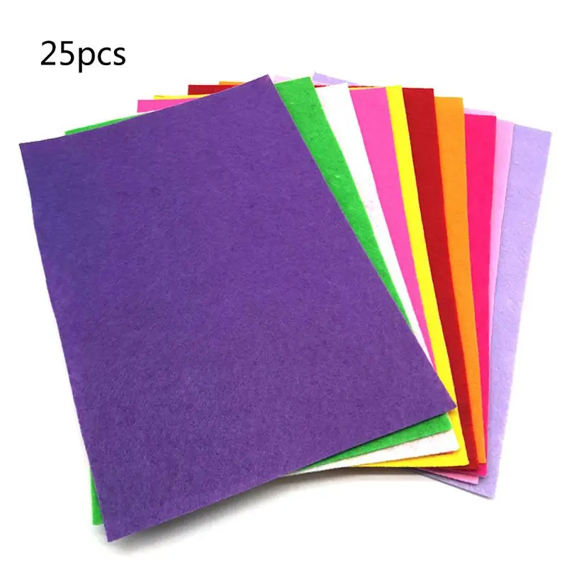 25Pcs 12 x 8 inches (30 x20cm) Assorted Color Felt Fabric Sheets Patchwork Sewing DIY Craft 1mm Thick Jewely Making Tool
25Pcs 12 x 8 inches (30 x20cm) Assorted Color Felt Fabric Sheets Patchwork Sewing DIY Craft 1mm Thick Jewely Making Tool