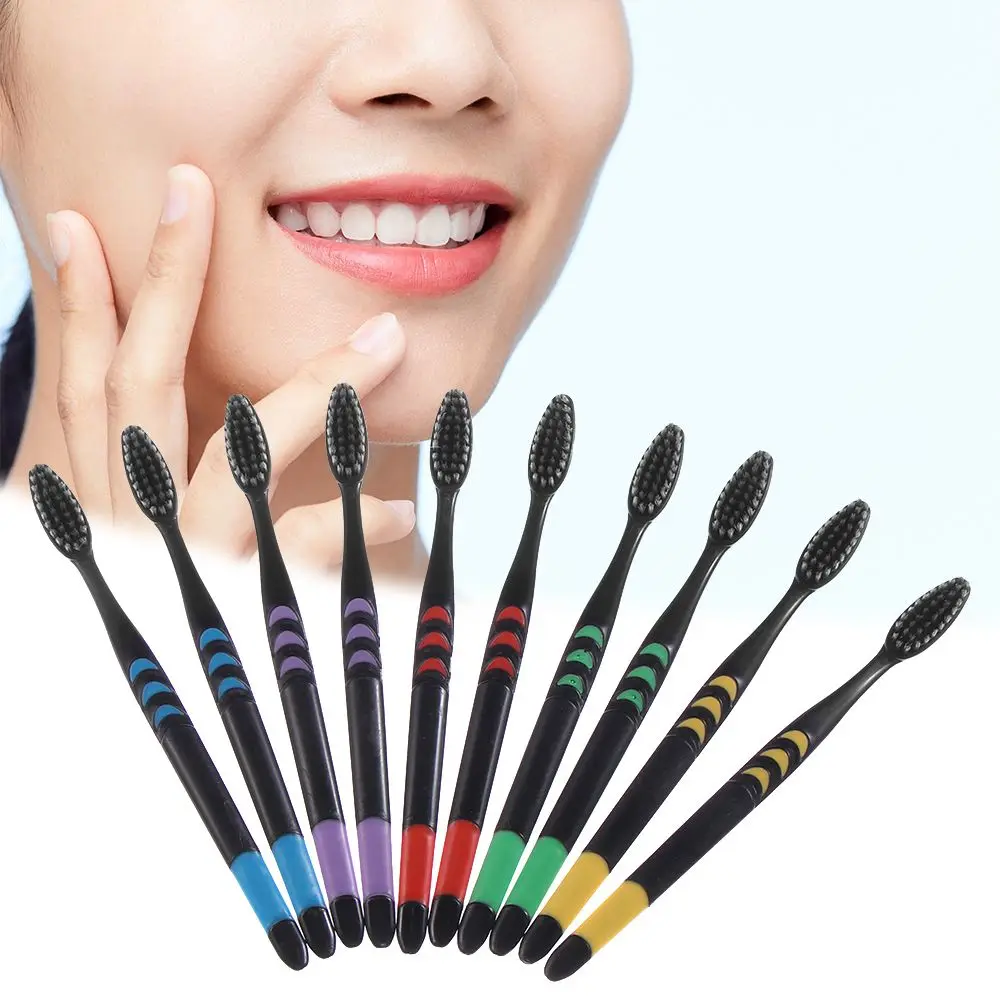 10 шт., ультрамягкие зубные щётки с бамбуковым углем
10 шт., ультрамягкие зубные щётки с бамбуковым углем