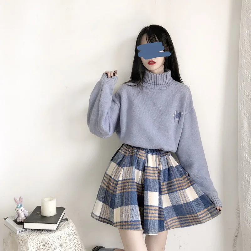 Kawaii Harajuku Vintage Woolen Plaid Skirts Women Clothes 2021 New Style High-waisted A- Line Pleated Puffy Short Skirt Sheath
Kawaii Harajuku Vintage Woolen Plaid Skirts Women Clothes 2021 New Style High-waisted A- Line Pleated Puffy Short Skirt Sheath