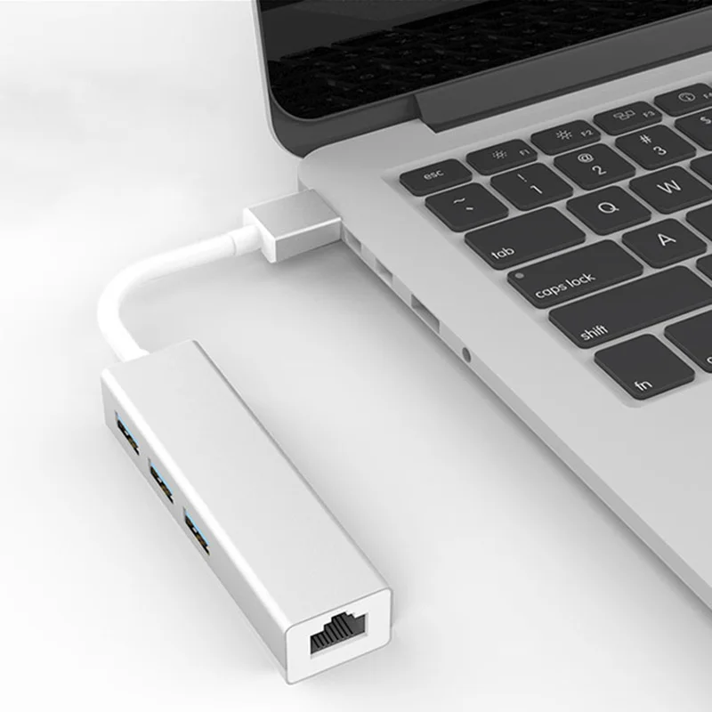 USB2.0/3 0 к RJ45 Ethernet адаптер 4 порта конвертер для Macbook ASUS Ноутбука KQS8 | Компьютеры и