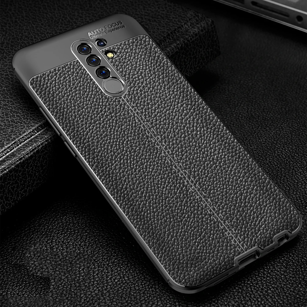 Модный Новый чехол для Xiaomi Redmi 9 выпущен 2020 Мягкий силиконовый с узором Личи из