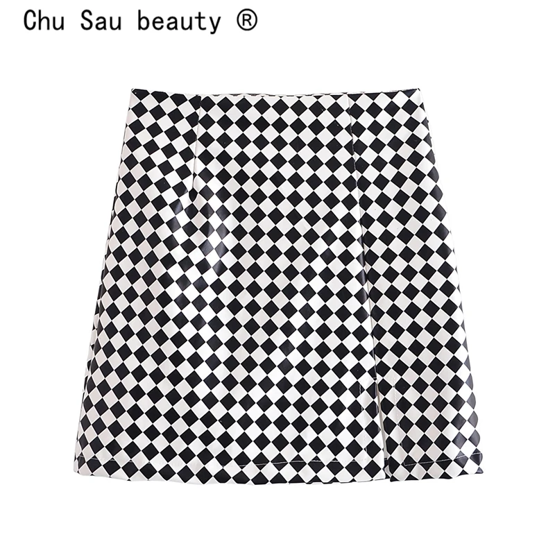 Новая модная сексуальная шикарная черная клетчатая мини-юбка с принтом, женская уличная одежда, стильные горячие короткие юбки из искусств...
Новая модная сексуальная шикарная черная клетчатая мини-юбка с принтом, женская уличная одежда, стильные горячие короткие юбки из искусств...