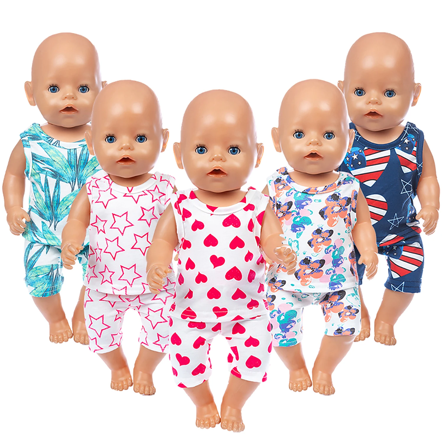 2021 New Summer Suits Doll Clothes Fit For 18inch/43cm born baby Doll clothes reborn Doll Accessories
2021 New Summer Suits Doll Clothes Fit For 18inch/43cm born baby Doll clothes reborn Doll Accessories