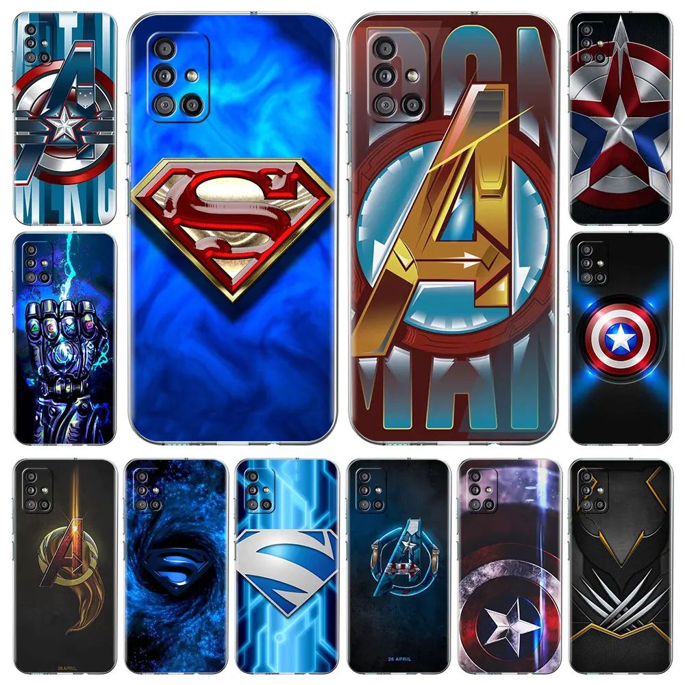 Captain Shield Logo Marvel Claer TPU Phone Case For Samsung Galaxy A52 A51 A72 A71 5G A42 A32 A31 A22 A21s A12 A11 A02 A03 Cover
Captain Shield Logo Marvel Claer TPU Phone Case For Samsung Galaxy A52 A51 A72 A71 5G A42 A32 A31 A22 A21s A12 A11 A02 A03 Cover