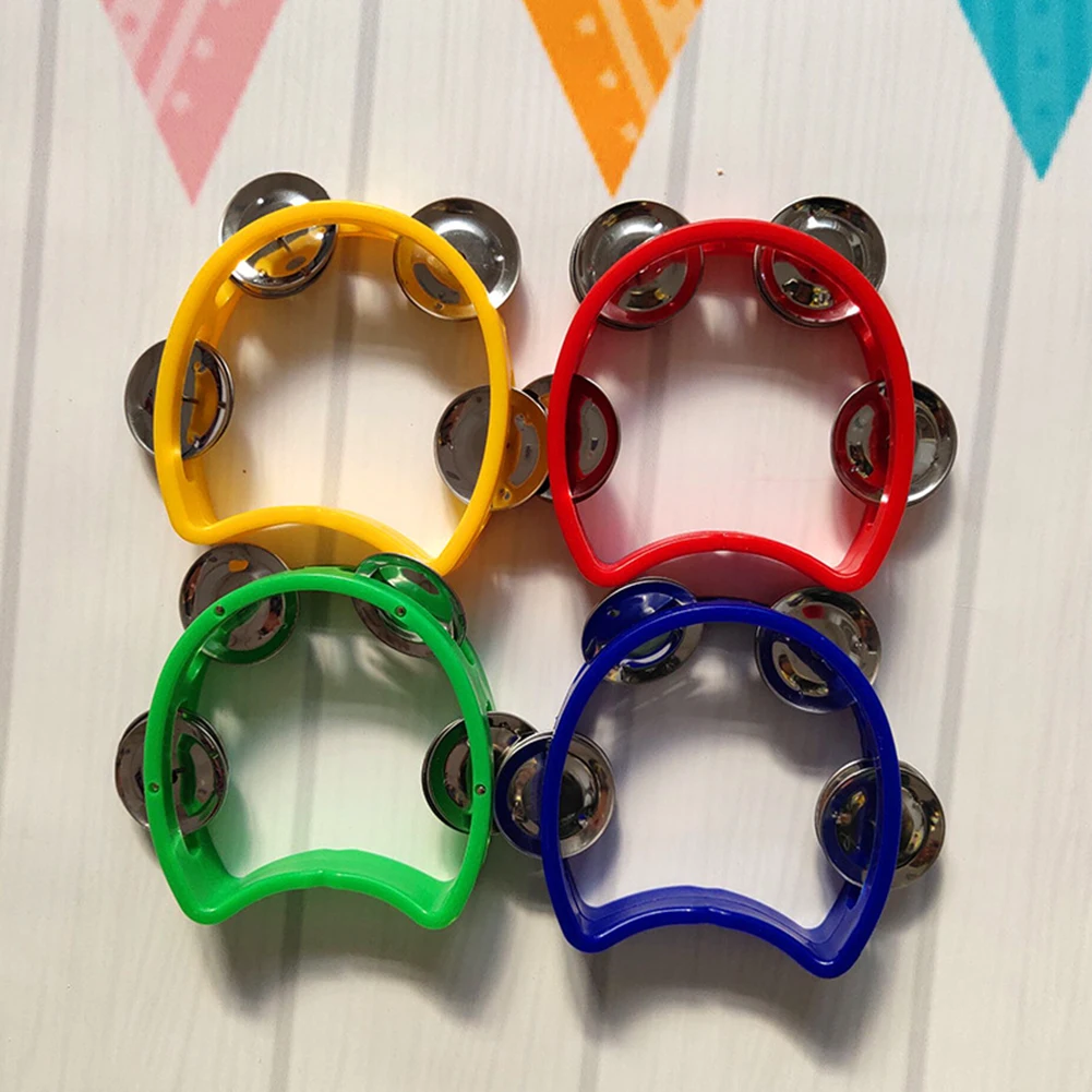 4pcs Hand Tambourine Drum Bell Metal Jingles Percussion Kids Musical Game Toys for Kindergarten Home Playing Tambourine
4pcs Hand Tambourine Drum Bell Metal Jingles Percussion Kids Musical Game Toys for Kindergarten Home Playing Tambourine