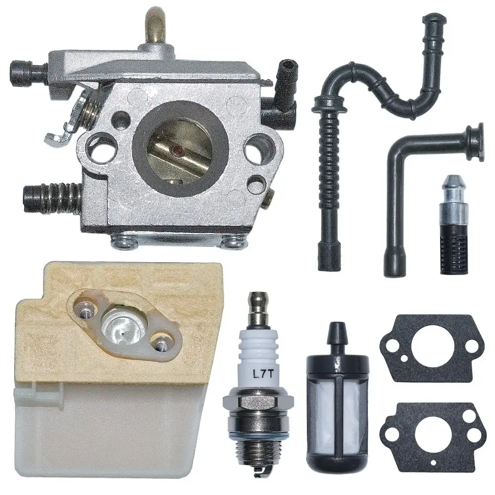 WT-403B Карбюратор Carb воздушный масляный топливный фильтр линейный Комплект свечей зажигания для Stihl 024 026 MS240 MS260 газовая бензопила Замена 1121 120 ...
WT-403B Карбюратор Carb воздушный масляный топливный фильтр линейный Комплект свечей зажигания для Stihl 024 026 MS240 MS260 газовая бензопила Замена 1121 120 ...