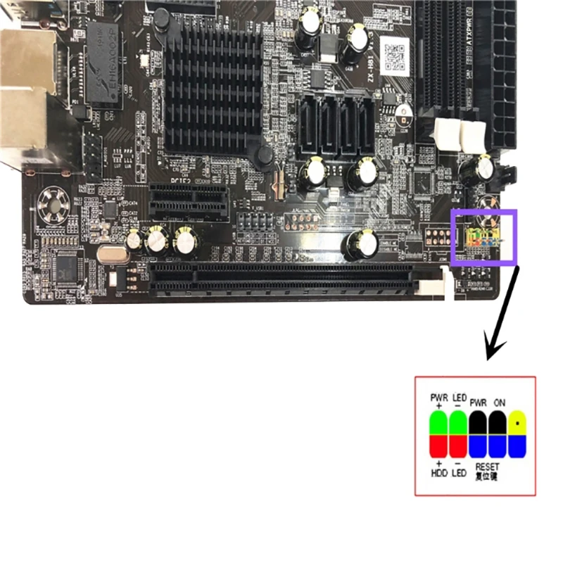 Настольная материнская плата LX0B для Intel H81 1150 2DDR3 1600/1333 МГц память с HDMI совместимым