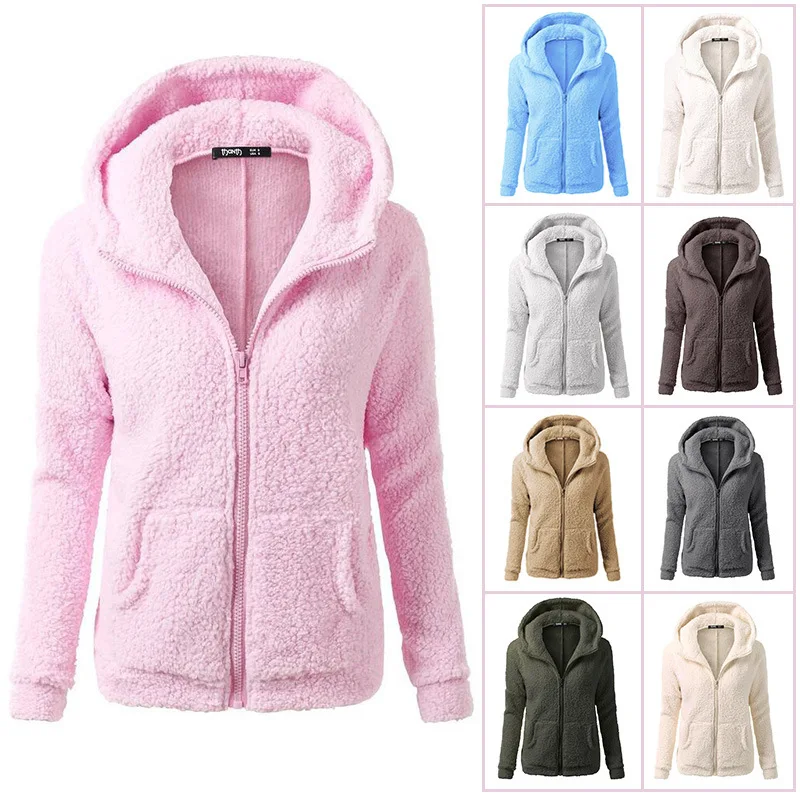 Autumn Winter Women Hoodies Fleece Hooded Long Sleeve Zipper Thicken Coat Outwear Sudaderas Jacket Sweatshirts Lady
Autumn Winter Women Hoodies Fleece Hooded Long Sleeve Zipper Thicken Coat Outwear Sudaderas Jacket Sweatshirts Lady