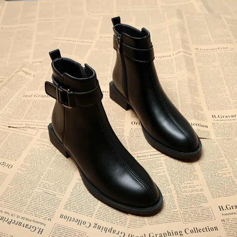 35-43 Size Women's Shoes New Style Martin Boots 41 Autumn and Winter England Cotton Boots Wild Flat and Velvet Short Boots
35-43 Size Women's Shoes New Style Martin Boots 41 Autumn and Winter England Cotton Boots Wild Flat and Velvet Short Boots