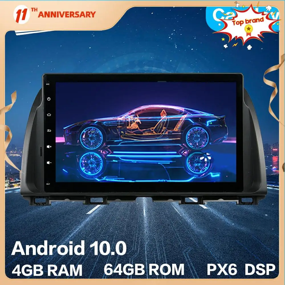 Aotsr Android 9. 0 4 + 64G Автомобильный радиоплеер GPS-навигация автомобильный стерео HD мультимедийный блок для MAZDA CX-5 ATENZA 10,0-18 DSP Carplay
Aotsr Android 9. 0 4 + 64G Автомобильный радиоплеер GPS-навигация автомобильный стерео HD мультимедийный блок для MAZDA CX-5 ATENZA 10,0-18 DSP Carplay