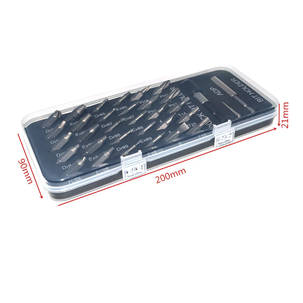 33Pcs Damaged Screw Extractor Drill Bits Guide Set HSS Broken Speed Out Easy out Bolt Stud Stripped Screw Remover Tool
33Pcs Damaged Screw Extractor Drill Bits Guide Set HSS Broken Speed Out Easy out Bolt Stud Stripped Screw Remover Tool