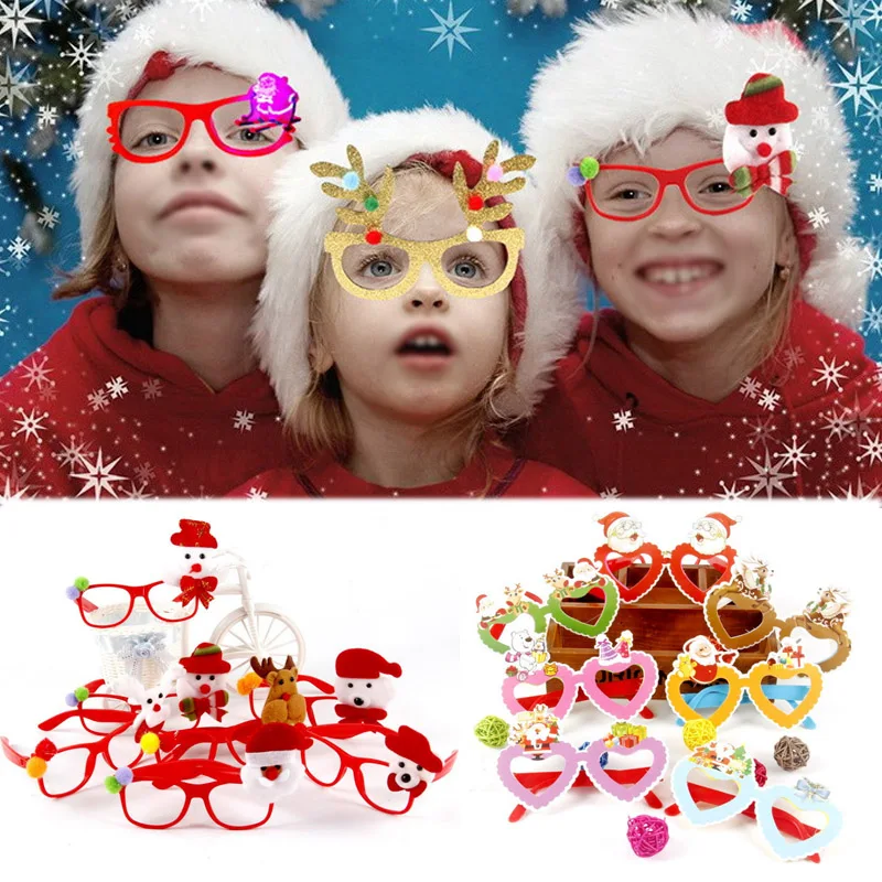 Random Color Paper Eyeglass Frame Christmas Decorative Glasses Funny Xmas Hot New 1PCS Birthday Party Supplies Children's Gifts
Random Color Paper Eyeglass Frame Christmas Decorative Glasses Funny Xmas Hot New 1PCS Birthday Party Supplies Children's Gifts