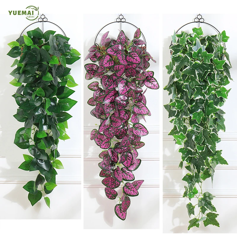 97cm Artificial Hanging Plants 1pcs Greenery Leaf Silk Fake Plant Decor Jungle Party Hojas Artificiales Para Decoracion
97cm Artificial Hanging Plants 1pcs Greenery Leaf Silk Fake Plant Decor Jungle Party Hojas Artificiales Para Decoracion