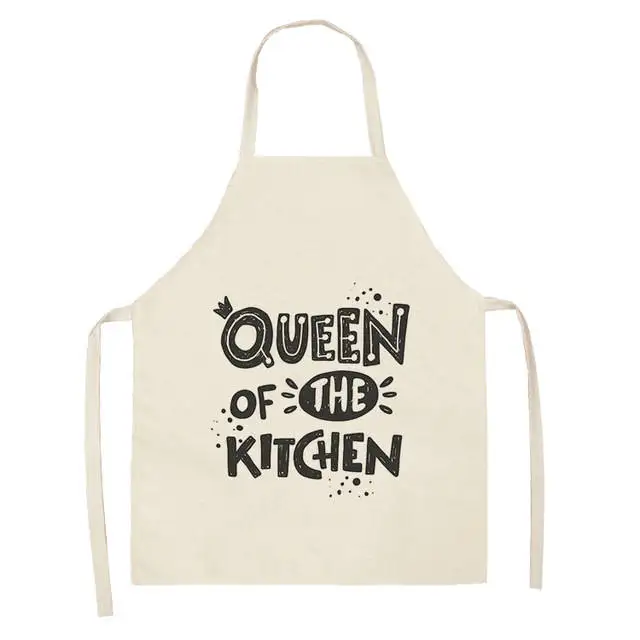 1pcs Letter Alphabet Kitchen Aprons For Women Cotton Linen Bibs Household Cleaning Pinafore Home Cooking Apron WQTF18
1pcs Letter Alphabet Kitchen Aprons For Women Cotton Linen Bibs Household Cleaning Pinafore Home Cooking Apron WQTF18