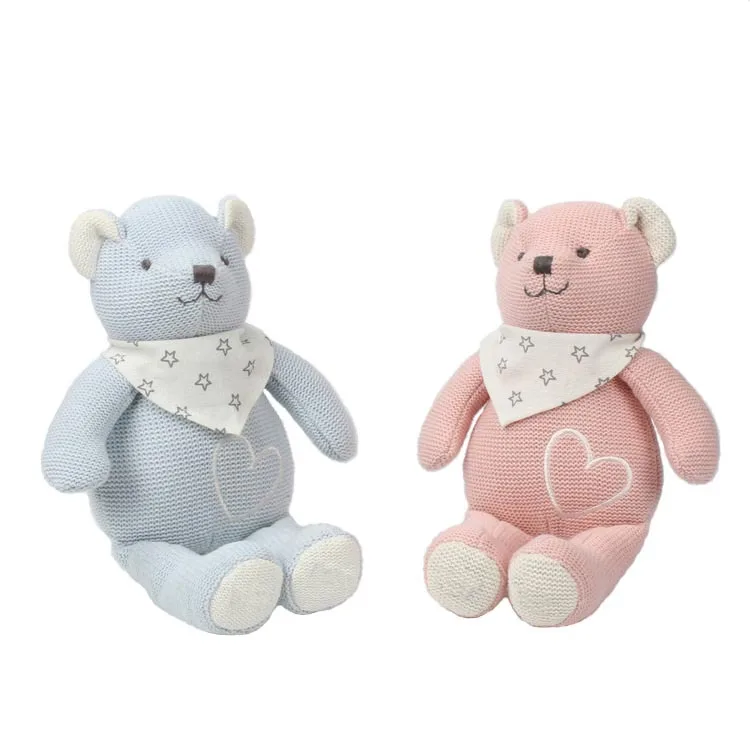 Cute Pink Blue bear doll activity gift woolen cloth plush toy infant baby comforting doll girl birthday gift
Cute Pink Blue bear doll activity gift woolen cloth plush toy infant baby comforting doll girl birthday gift