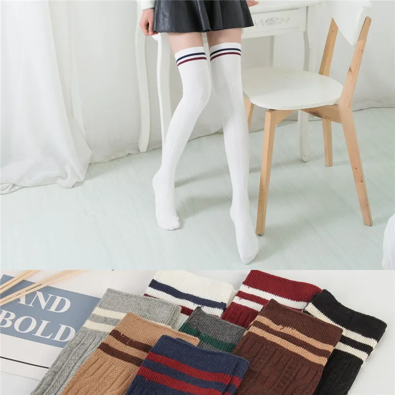 DOIAESKV Spring Autumn Winter Warm Stockings Thick Japanese Thigh High Stockings Girls Kawaii Knee Socks Knit Leg Stockings
DOIAESKV Spring Autumn Winter Warm Stockings Thick Japanese Thigh High Stockings Girls Kawaii Knee Socks Knit Leg Stockings