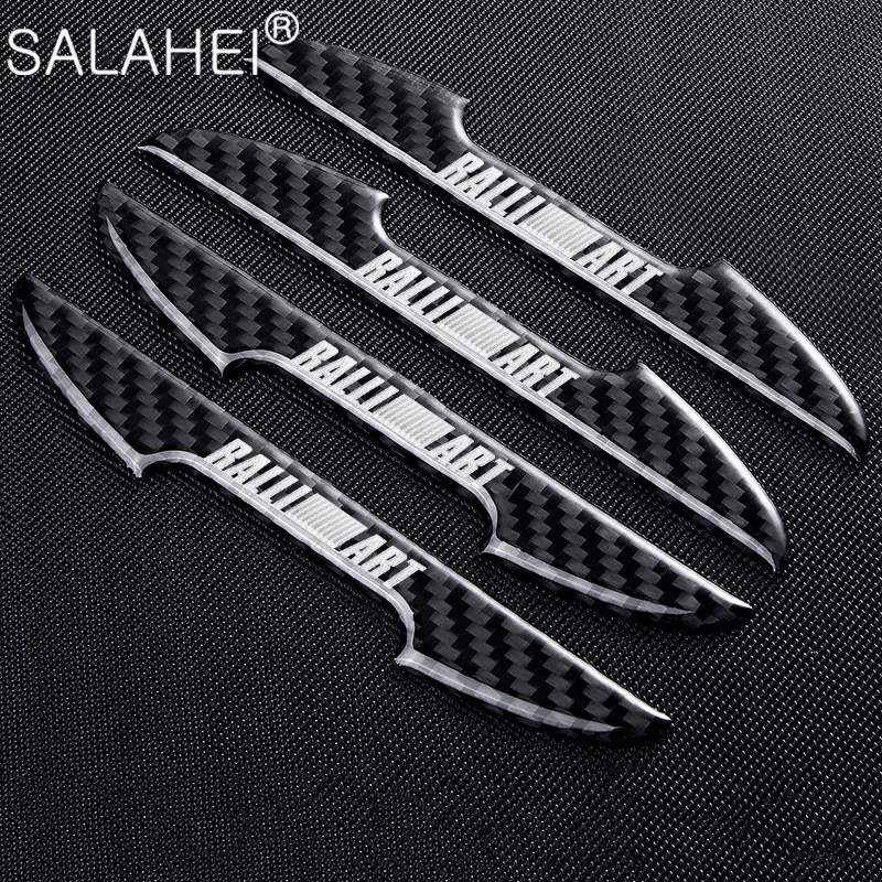 4PC Carbon Fiber Car Door Scratch Anti-collision Protector Decoration For Mitsubishi Ralliart Lancer 9 10 Asx Outlander Car Good
4PC Carbon Fiber Car Door Scratch Anti-collision Protector Decoration For Mitsubishi Ralliart Lancer 9 10 Asx Outlander Car Good