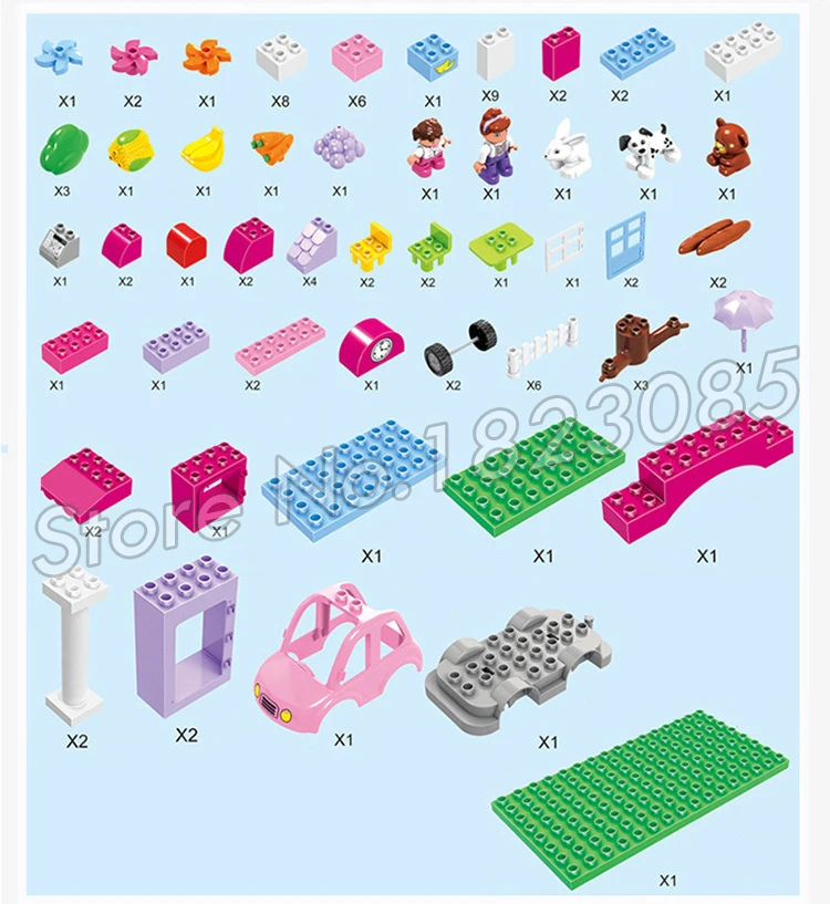 95pcs Big Size Princess Collection Super Busy Market Figure Building Blocks Kid Gift Compatible With 
95pcs Big Size Princess Collection Super Busy Market Figure Building Blocks Kid Gift Compatible With