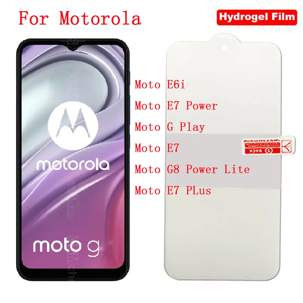 Гидрогелевая пленка для MOTOROLA Moto E6i E7 PLus Power G Play Full Glue HD Защита экрана для Moto G8 Power Lite
Гидрогелевая пленка для MOTOROLA Moto E6i E7 PLus Power G Play Full Glue HD Защита экрана для Moto G8 Power Lite