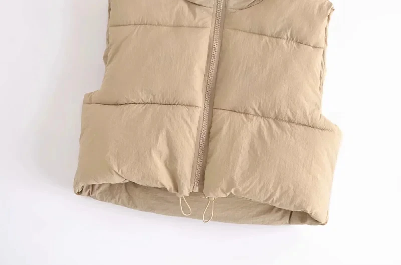 ZA 2021 Stand Collar Cotton Vests coat Women Elegant Zipper Coats Women Casual sleeveless Vests streetwear
ZA 2021 Stand Collar Cotton Vests coat Women Elegant Zipper Coats Women Casual sleeveless Vests streetwear