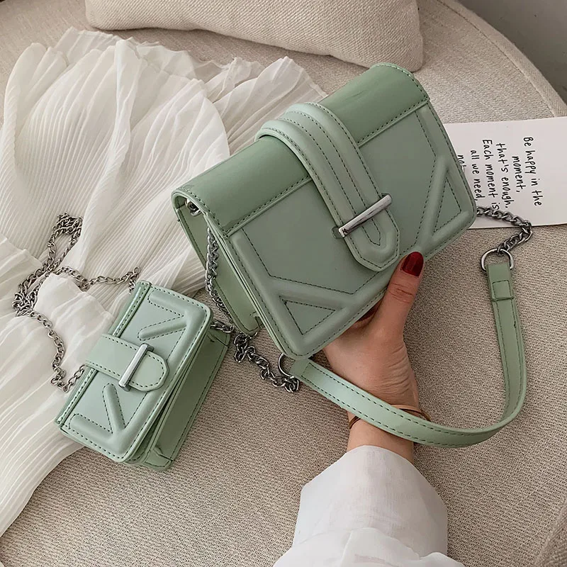 PU Leather Crossbody Bag Ladies 2021 New Fashion Chain Single Shoulder Crossbody Bag Female Travel Handbag And Wallet Handbag
PU Leather Crossbody Bag Ladies 2021 New Fashion Chain Single Shoulder Crossbody Bag Female Travel Handbag And Wallet Handbag
