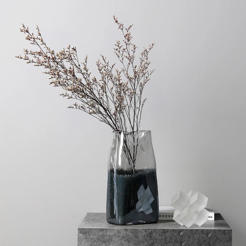 Glass Nordic Aesthetic Vase Square Bathroom Crystal Indoor Plant Pot Home Modern Hydroponics Gradient Jarrones Terrarium HP50
Glass Nordic Aesthetic Vase Square Bathroom Crystal Indoor Plant Pot Home Modern Hydroponics Gradient Jarrones Terrarium HP50