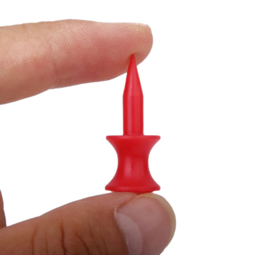 99pcs 30MM Tees Double Deck Tees (Red) 
99pcs 30MM Tees Double Deck Tees (Red)